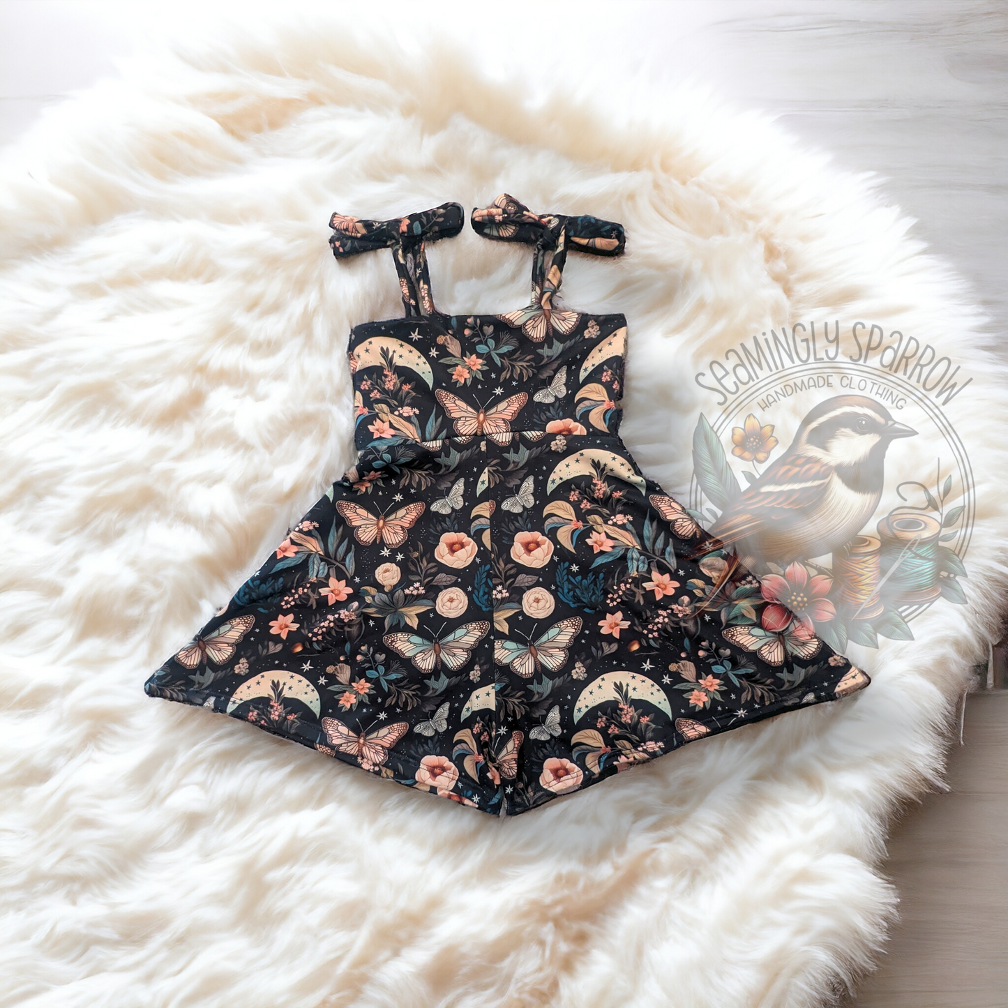 Butterfly Garden Brinn Short Romper