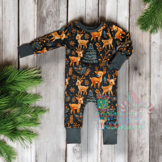 Winter Deer - Eli Romper