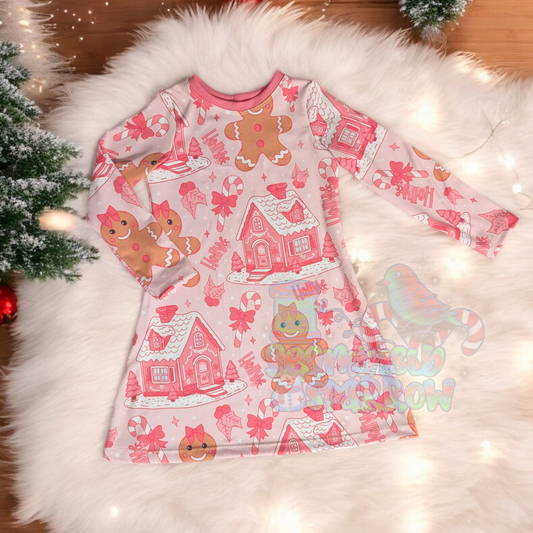 Pink Gingerbread - Hollis Dress