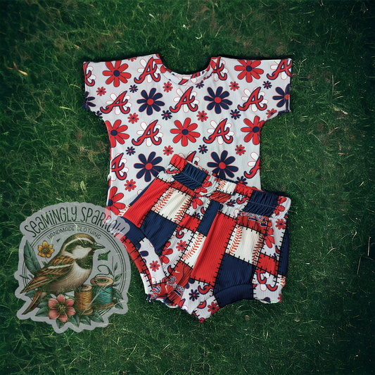 Braves Tee & Shorties set